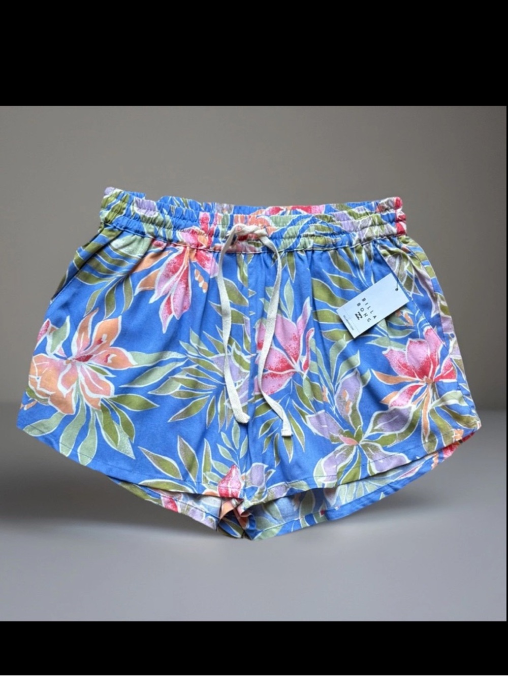 Billabong Road Trippin’ Floral Drawstring Shorts Women's Large
